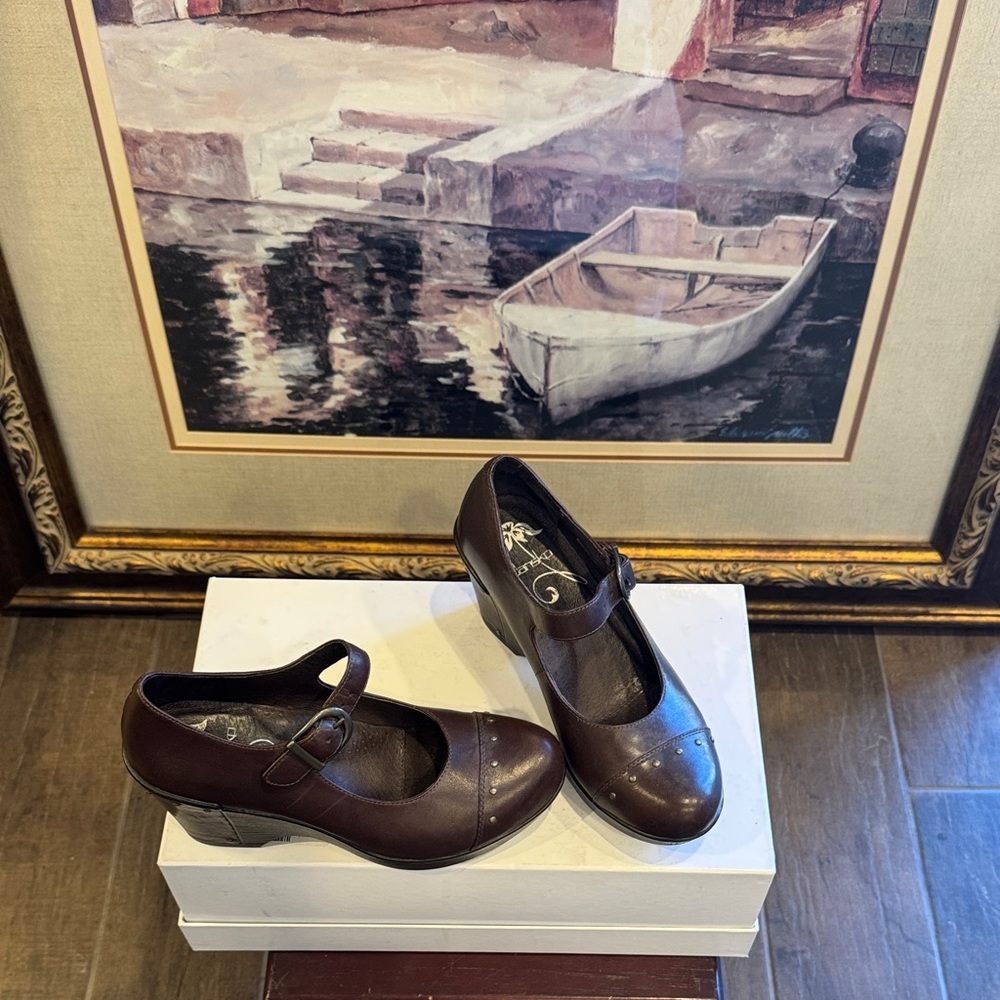 Dansko Chocolate Mary Jane Heels